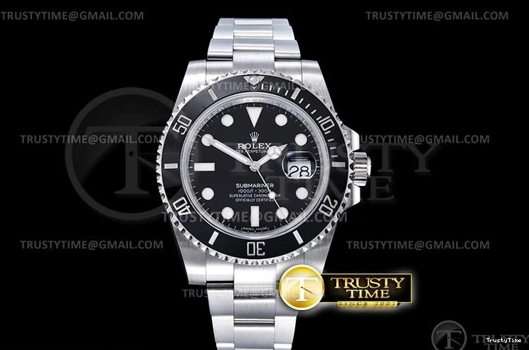 0416 ROLSUB0282 – Submariner 116610LN 904L SS SS Blk V2S ZZF SA Durable 1037